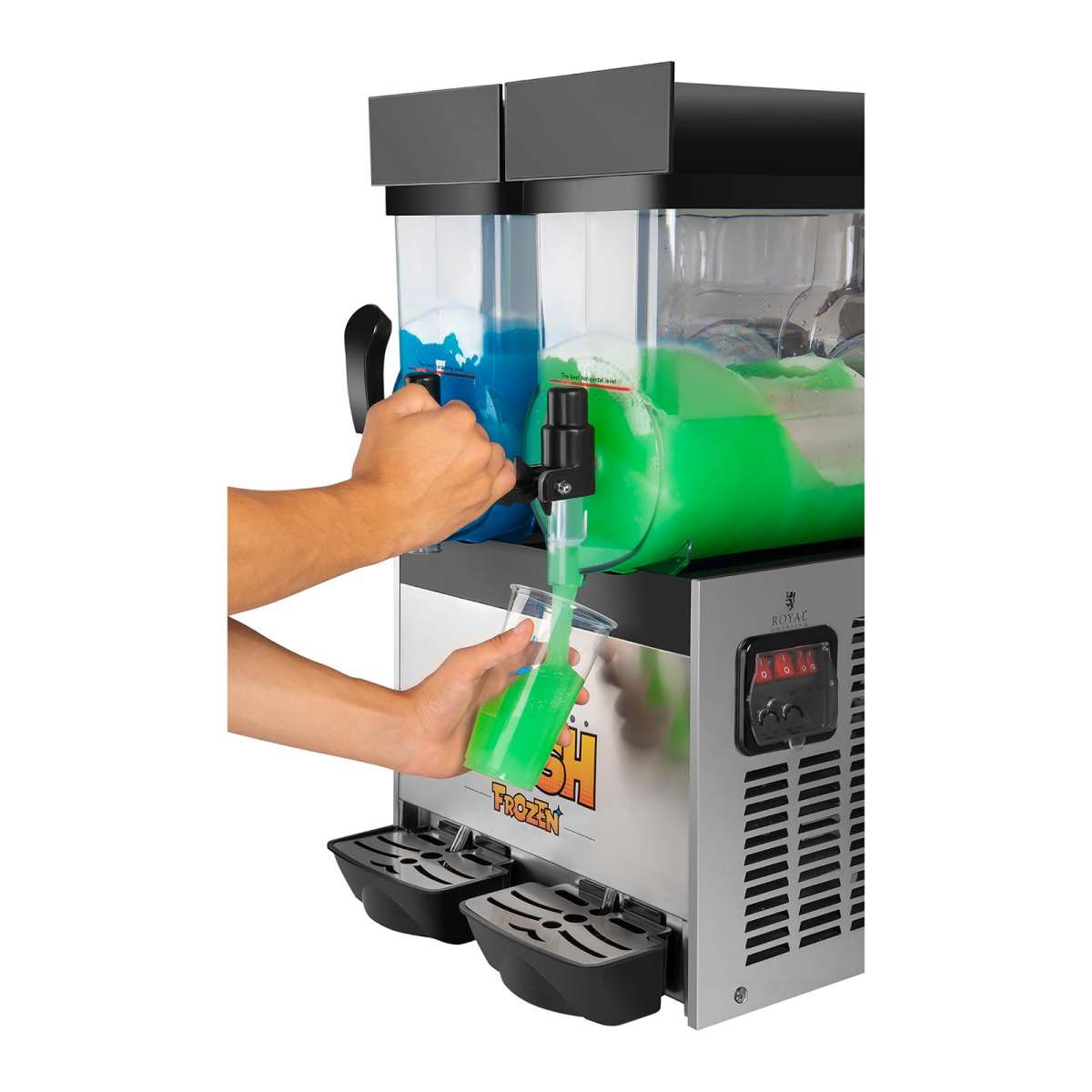 Slush Eis Maschine 2x15 Liter für große und kleine Events Ice Maker Slush Eis Maschinen Fun