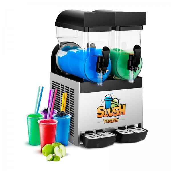 Slush Eis Maschine 2x15 Liter für große und kleine Events Ice Maker